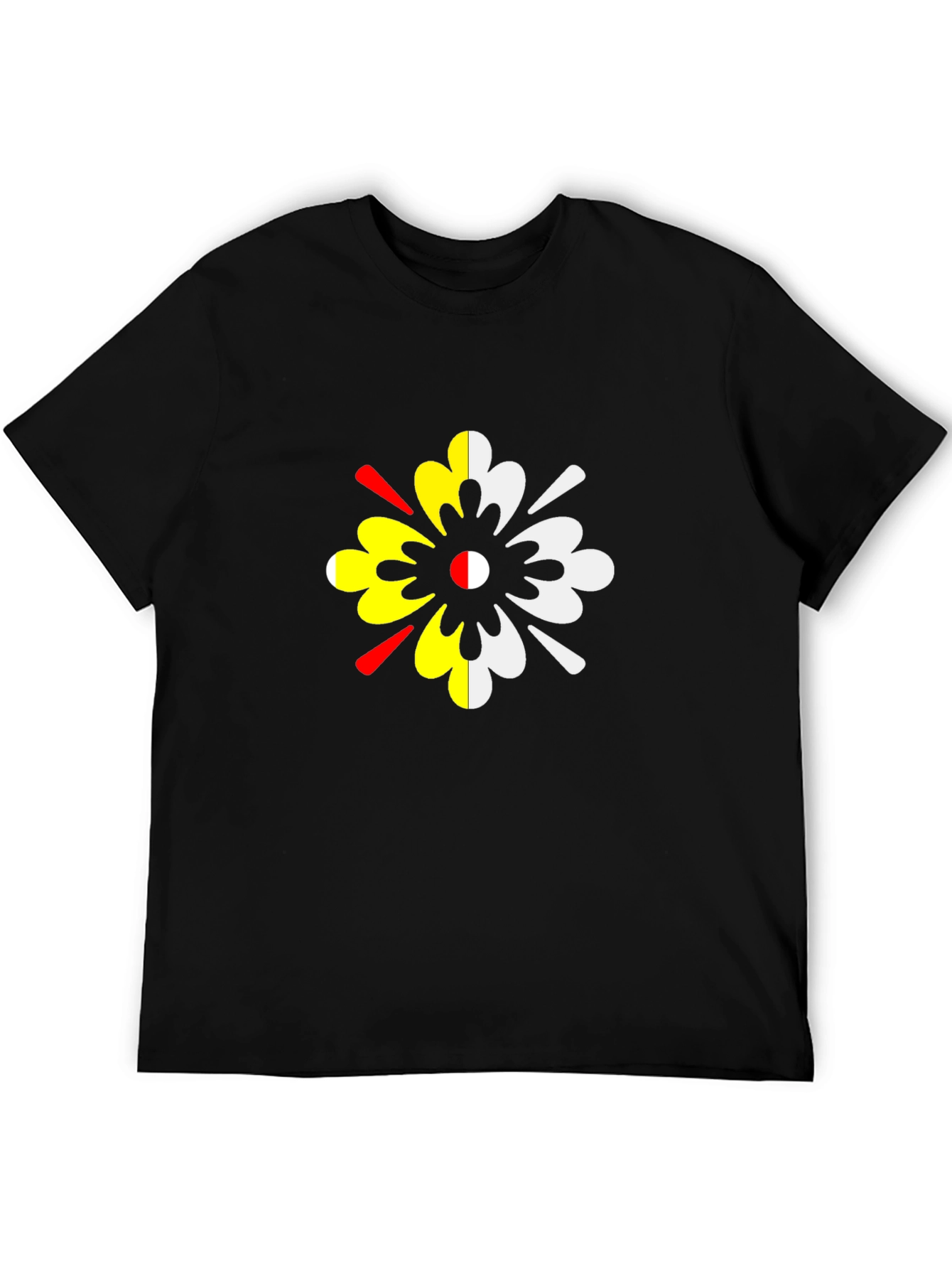 Unique Colorful Flower T-Shirt