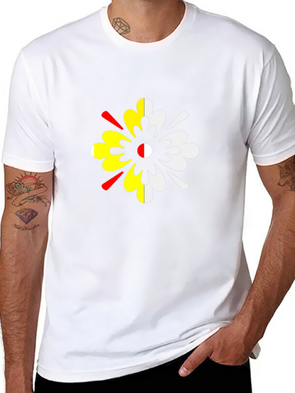 Unique Colorful Flower T-Shirt