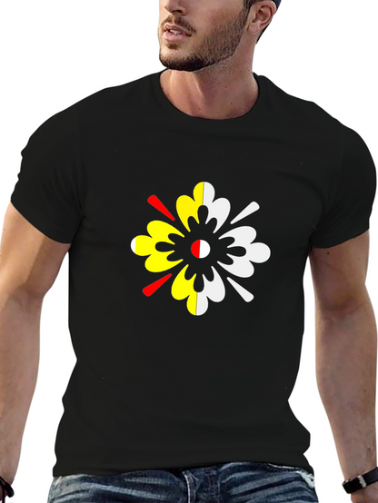 Unique Colorful Flower T-Shirt