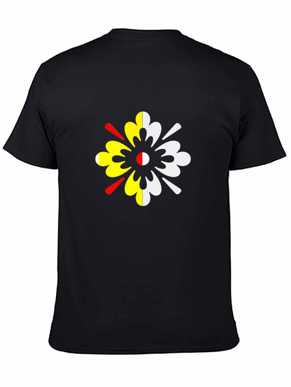 Unique Colorful Flower T-Shirt