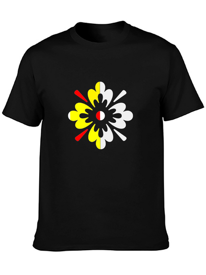 Unique Colorful Flower T-Shirt