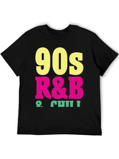 90s R&B & Chill Black T-Shirt