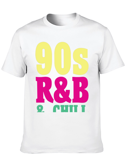 90s R&B & Chill Black T-Shirt