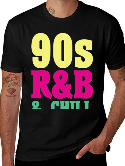90s R&B & Chill Black T-Shirt