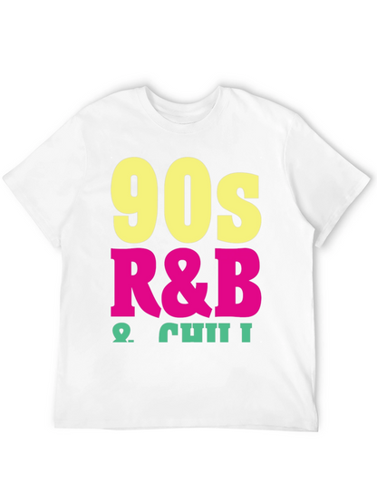 90s R&B & Chill Black T-Shirt