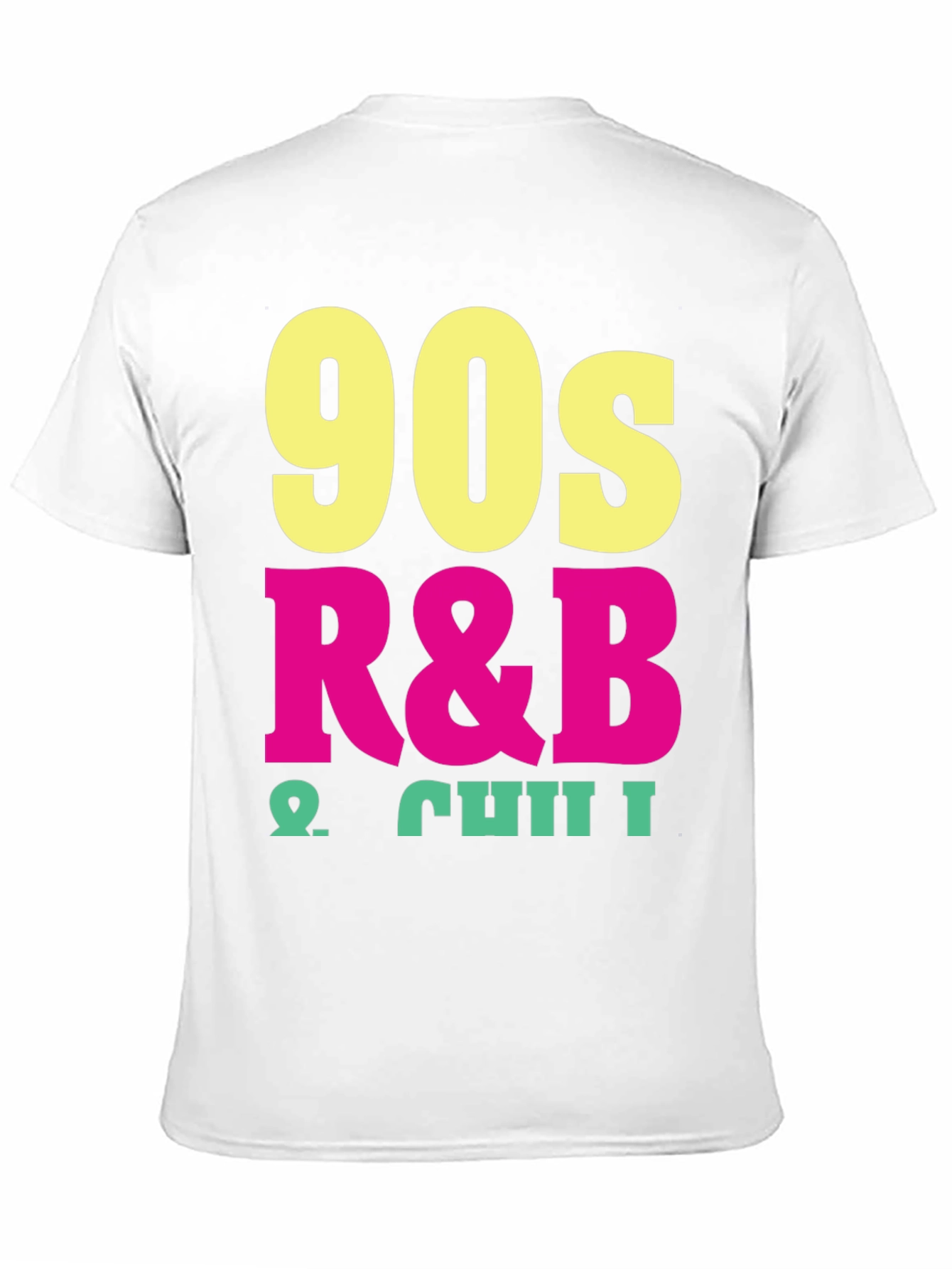 90s R&B & Chill Black T-Shirt