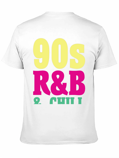 90s R&B & Chill Black T-Shirt