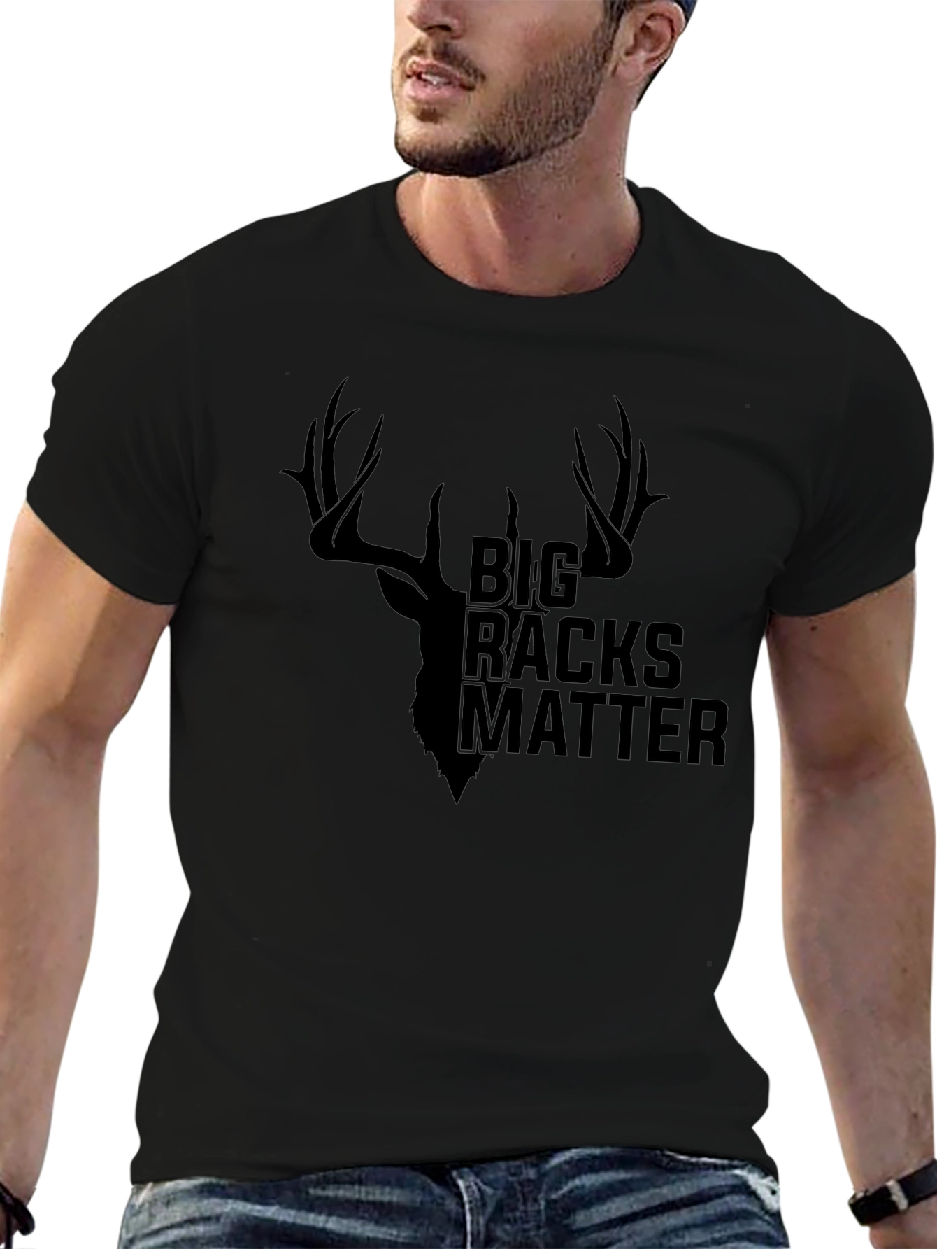 Big Racks Matter Deer Hunting Graphic Tee