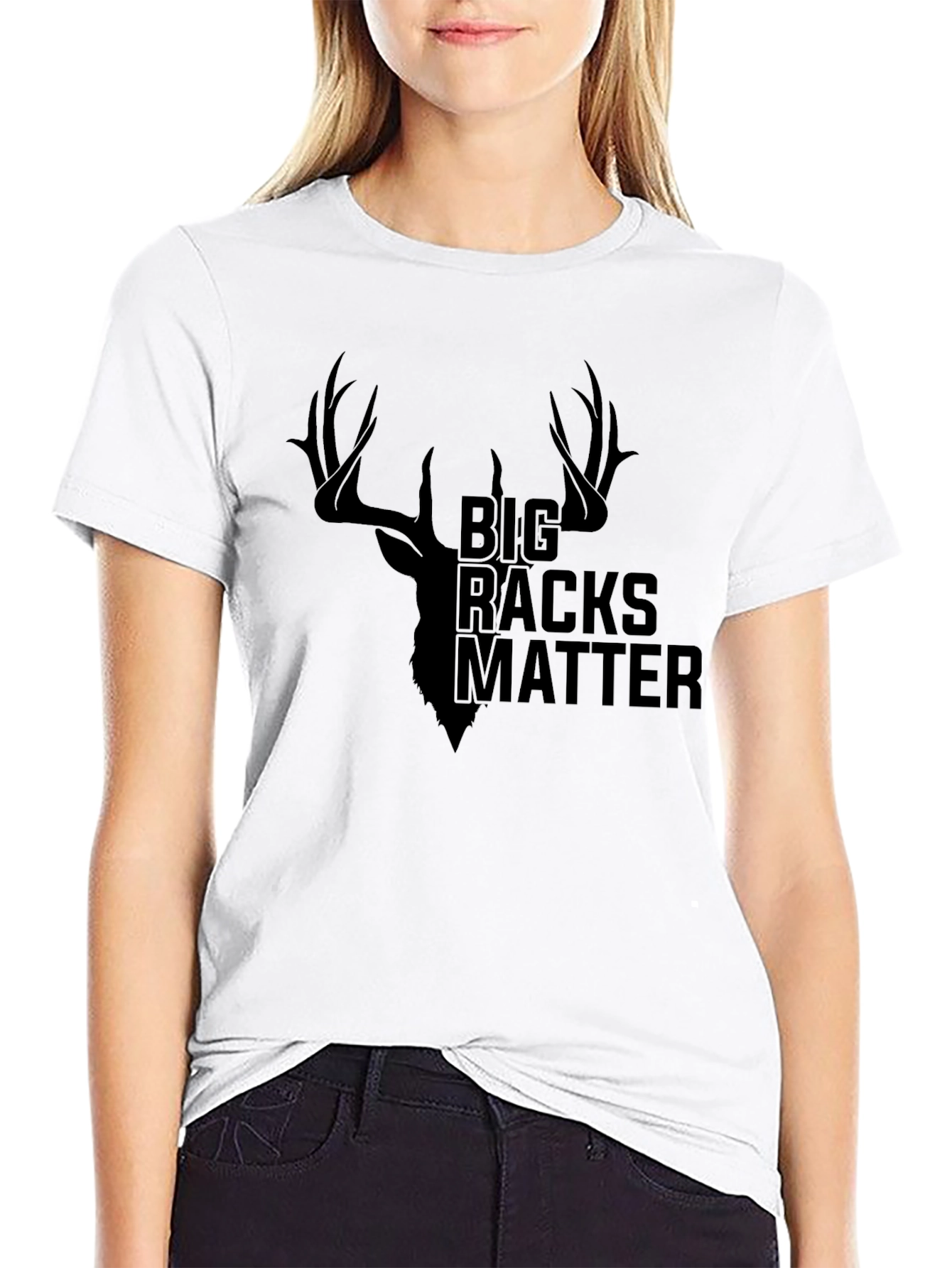Big Racks Matter Deer Hunting Graphic Tee