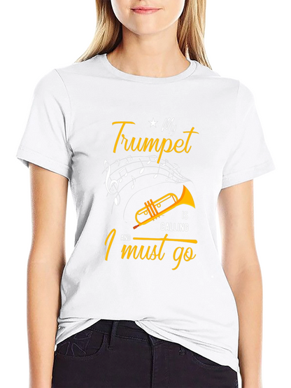 Trumpet Player T-Shirt: My Trumpet is Calling!