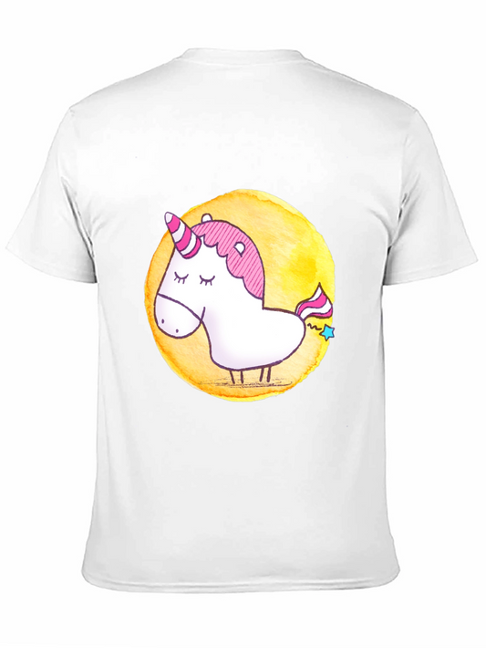 Unicorn Graphic Tee - Mens Black T-Shirt
