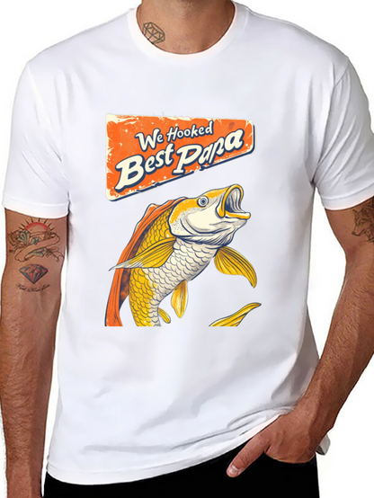 Best Papa Ever Fishing T-Shirt