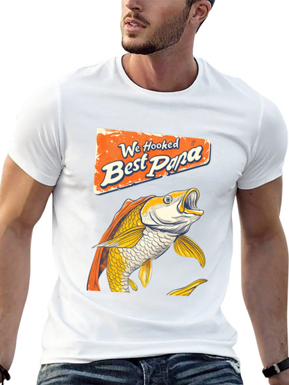 Best Papa Ever Fishing T-Shirt