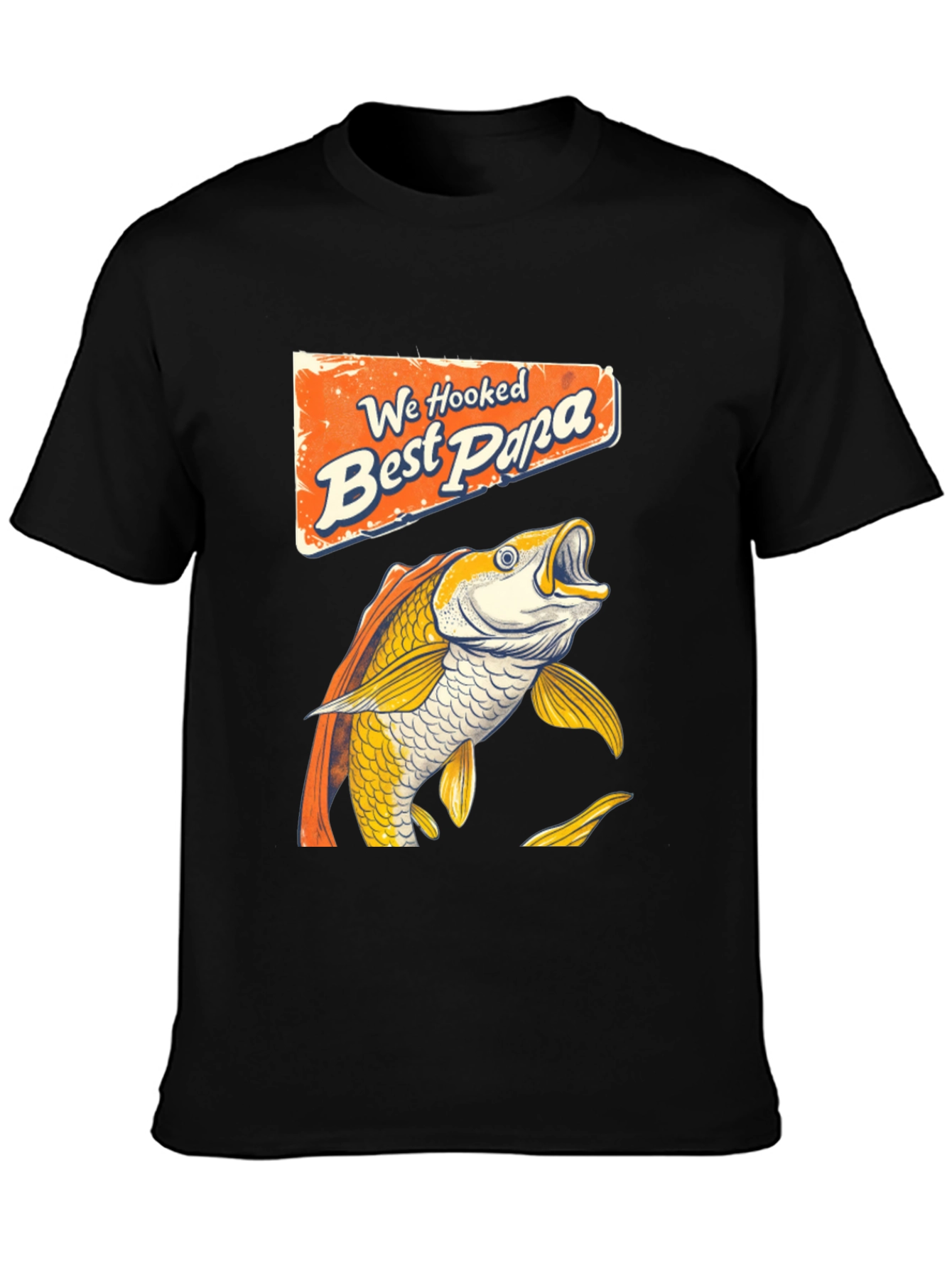 Best Papa Ever Fishing T-Shirt
