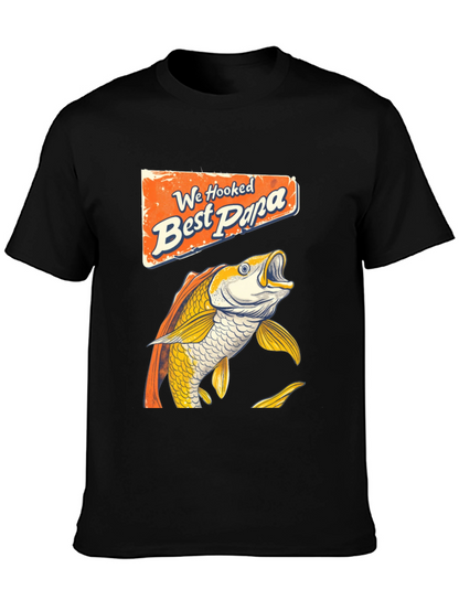 Best Papa Ever Fishing T-Shirt