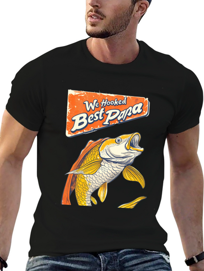 Best Papa Ever Fishing T-Shirt