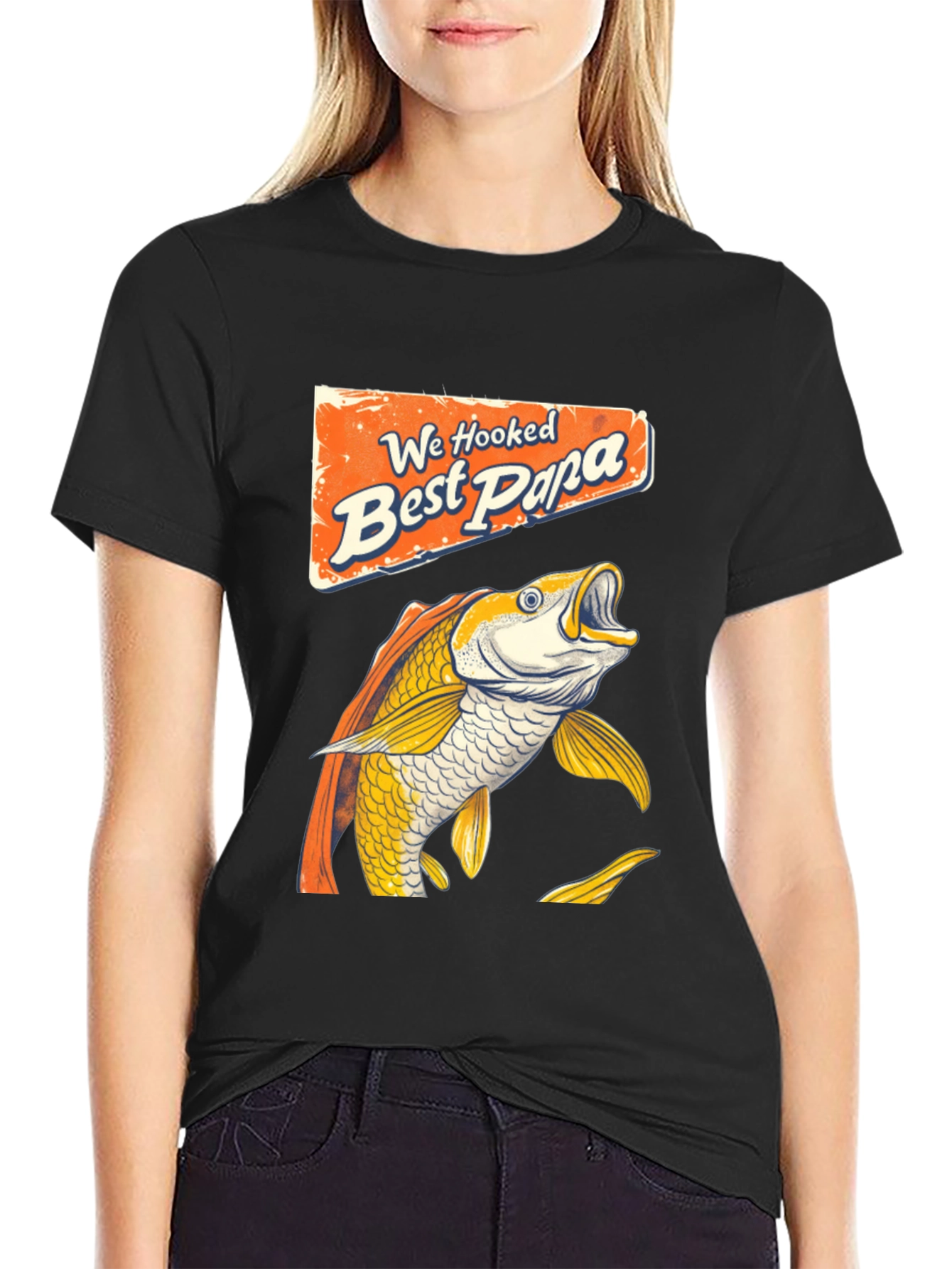 Best Papa Ever Fishing T-Shirt