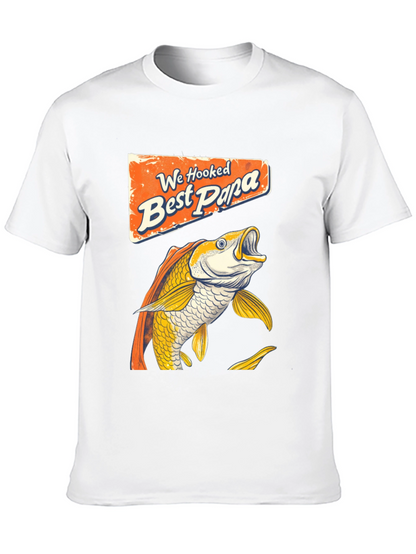 Best Papa Ever Fishing T-Shirt