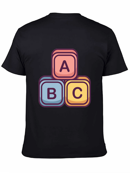 ABC Blocks Graphic Tee - Stylish Cotton Blend