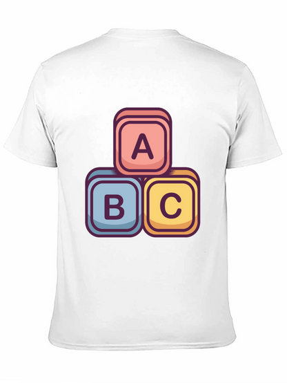 ABC Blocks Graphic Tee - Stylish Cotton Blend
