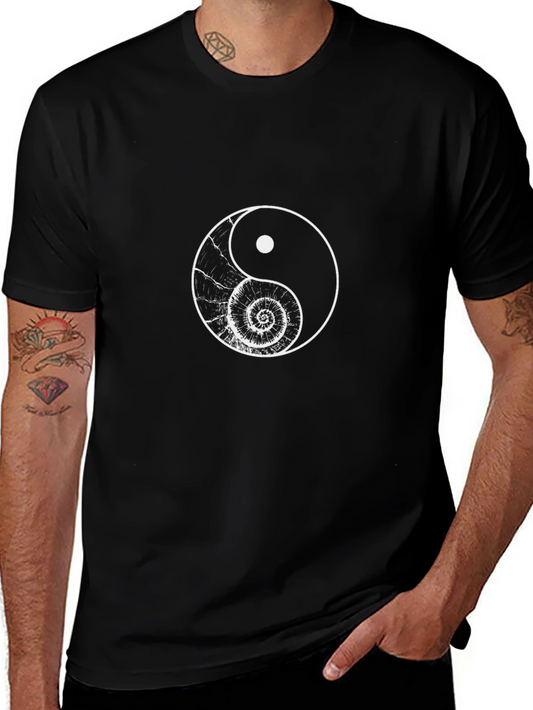 Yin Yang Graphic T-Shirt - Balance and Style
