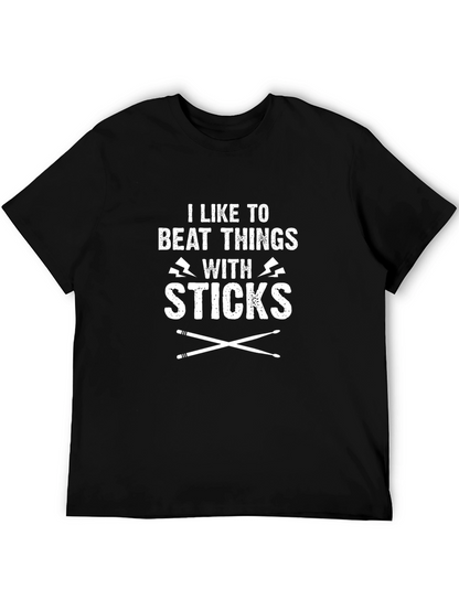 Beat Things With Sticks Graphic Tee