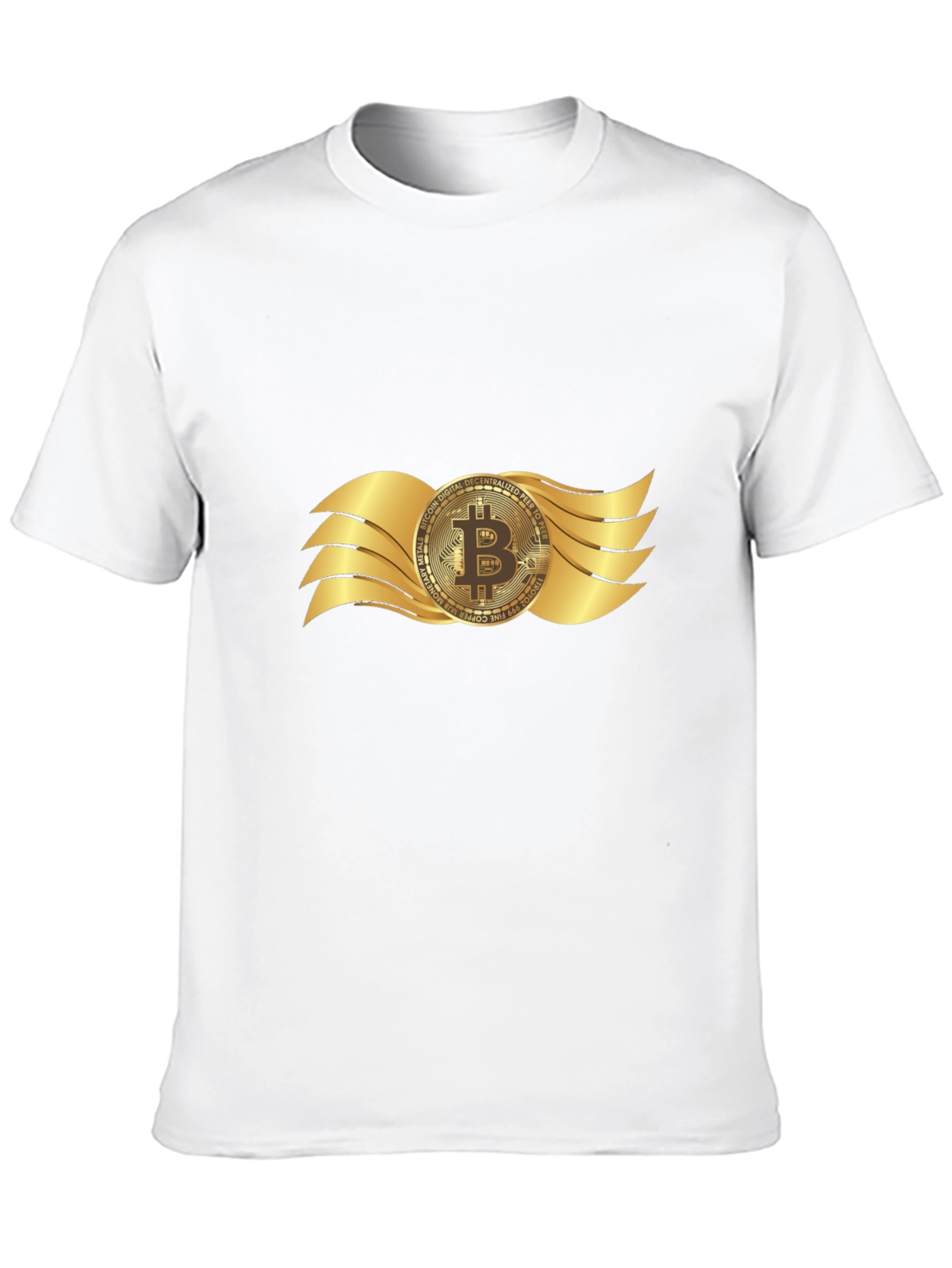 Bitcoin Wings Graphic T-Shirt - Crypto Currency Tee