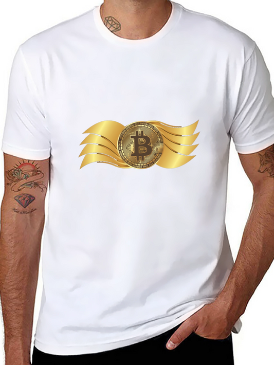 Bitcoin Wings Graphic T-Shirt - Crypto Currency Tee