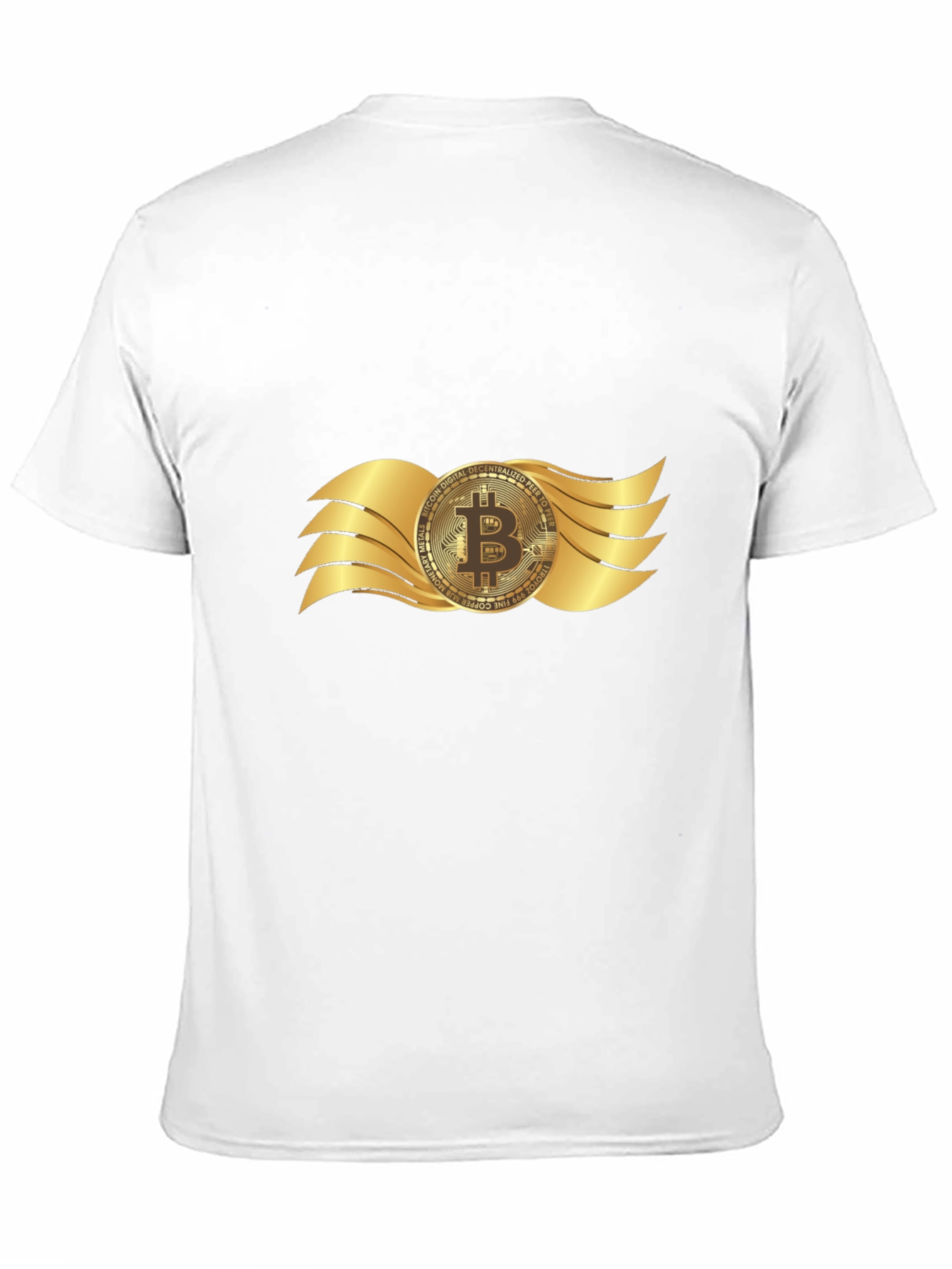 Bitcoin Wings Graphic T-Shirt - Crypto Currency Tee