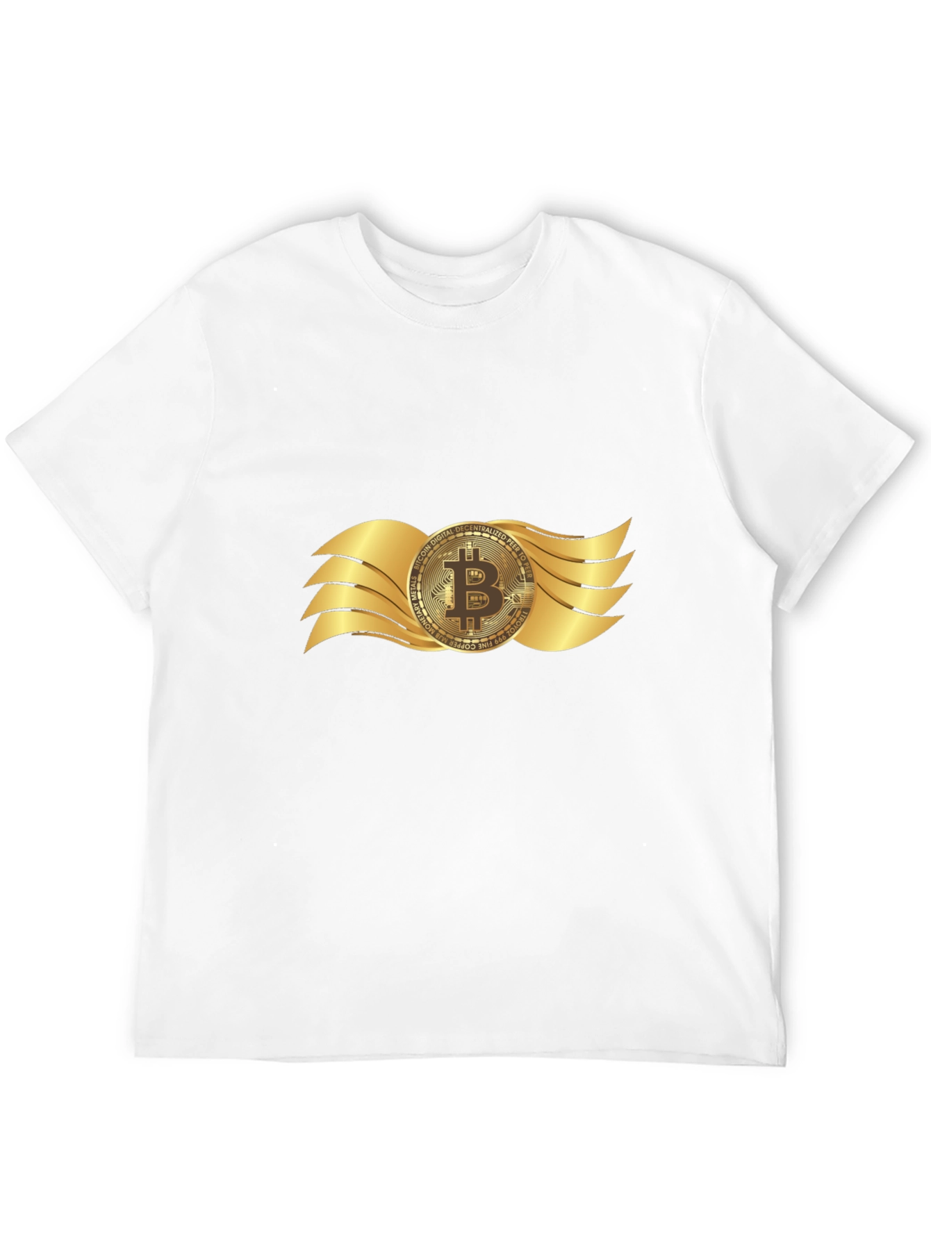 Bitcoin Wings Graphic T-Shirt - Crypto Currency Tee