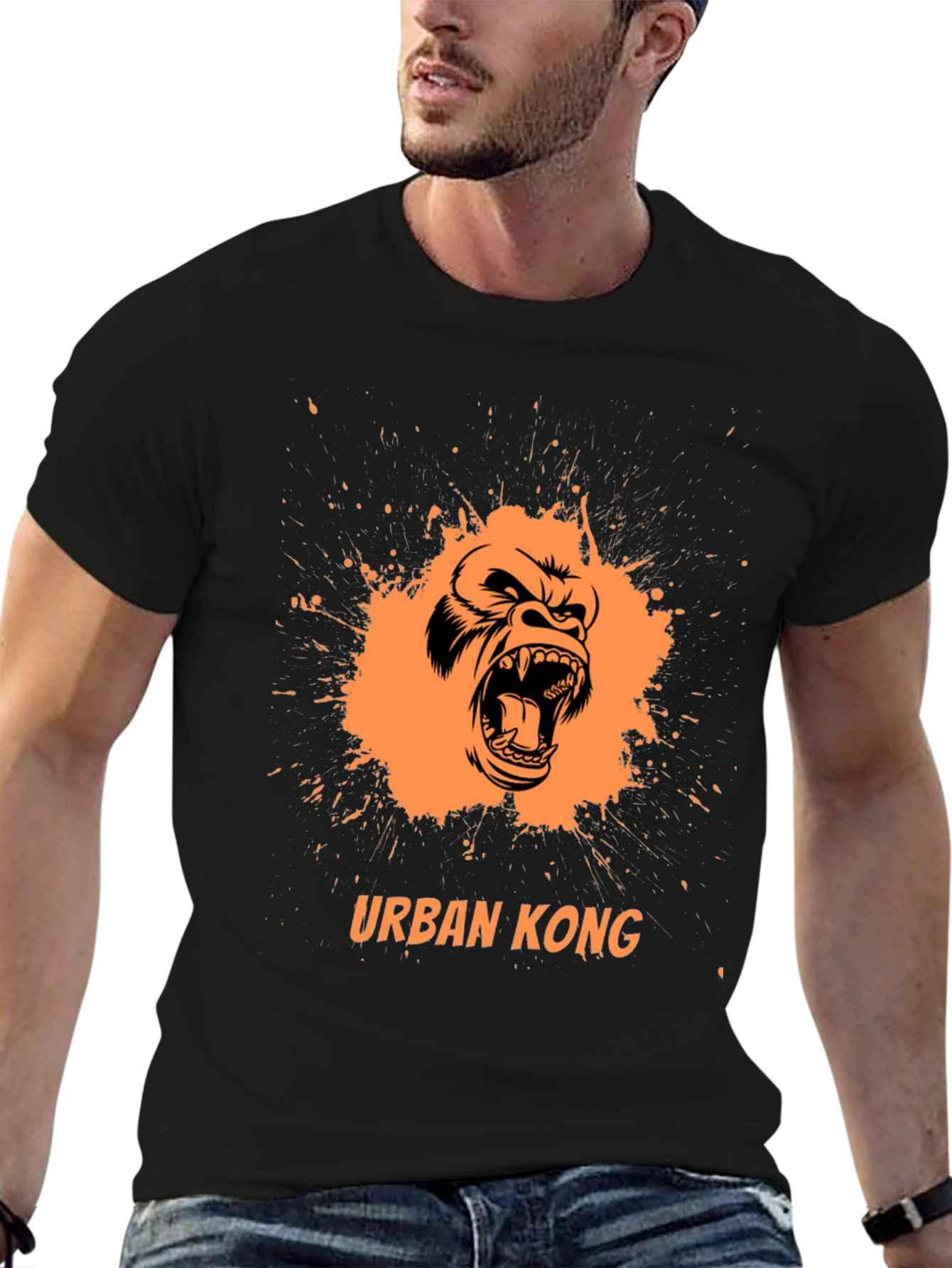 Urban Kong Graphic T-Shirt - Black