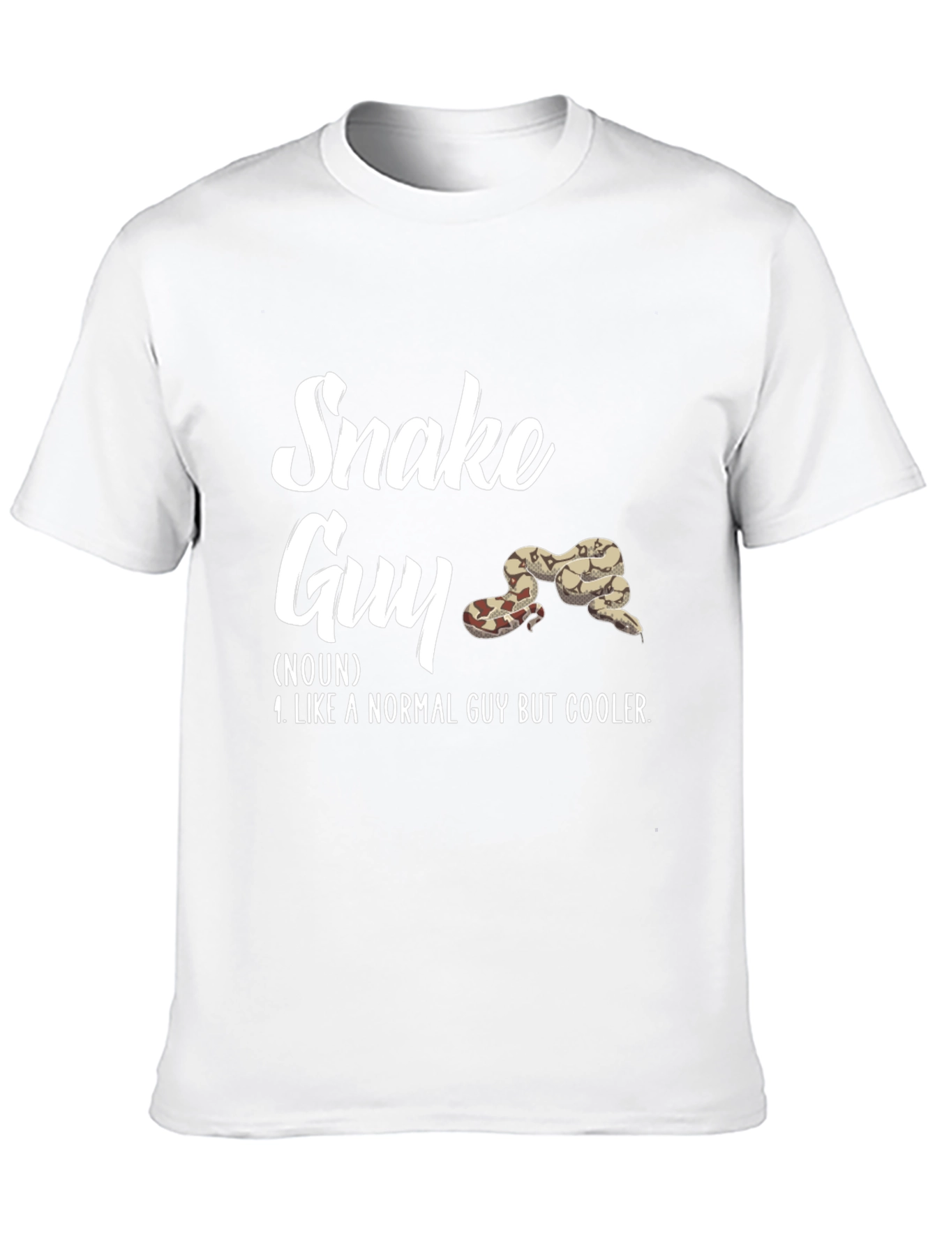 Snake Guy Definition T-Shirt - Cool Reptile Lover Tee