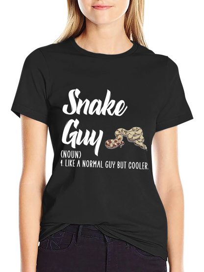 Snake Guy Definition T-Shirt - Cool Reptile Lover Tee