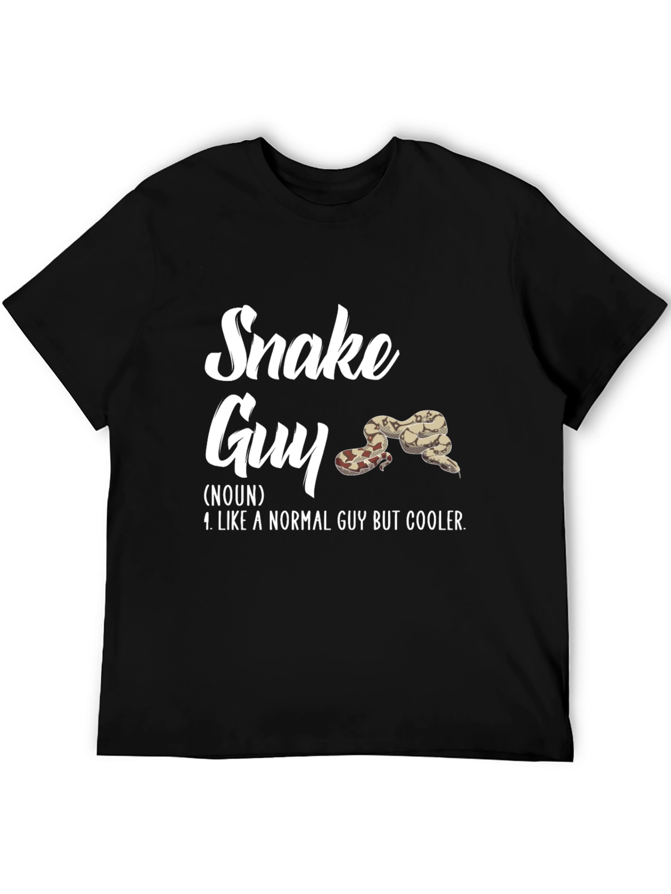 Snake Guy Definition T-Shirt - Cool Reptile Lover Tee