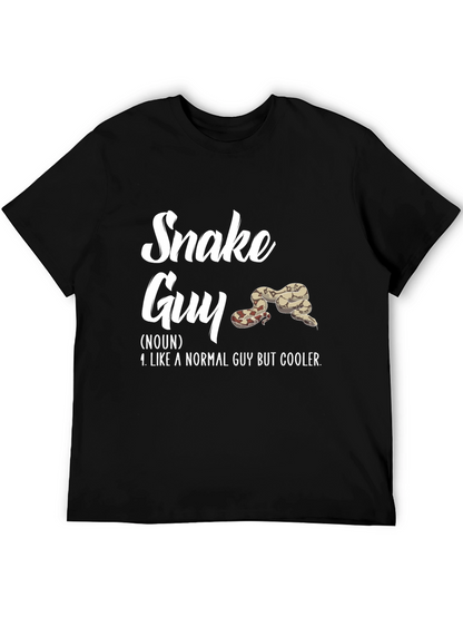 Snake Guy Definition T-Shirt - Cool Reptile Lover Tee