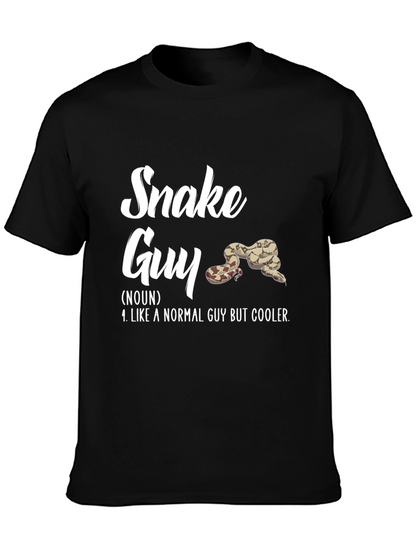 Snake Guy Definition T-Shirt - Cool Reptile Lover Tee
