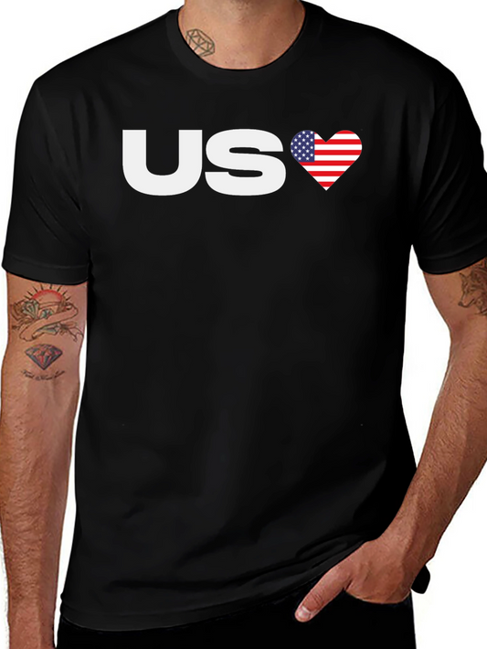 US Love America Graphic T-Shirt