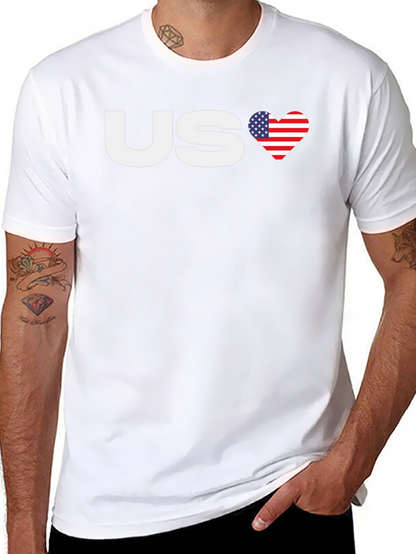 US Love America Graphic T-Shirt