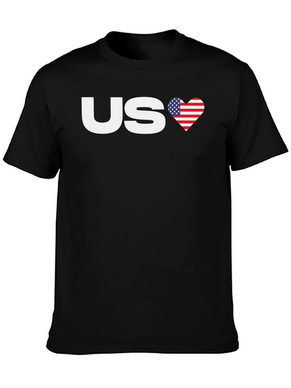 US Love America Graphic T-Shirt