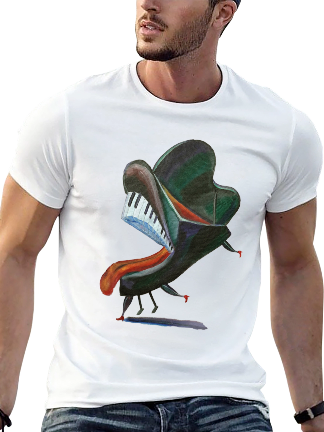 Surreal Piano T-Shirt - Unique Music Lover Gift
