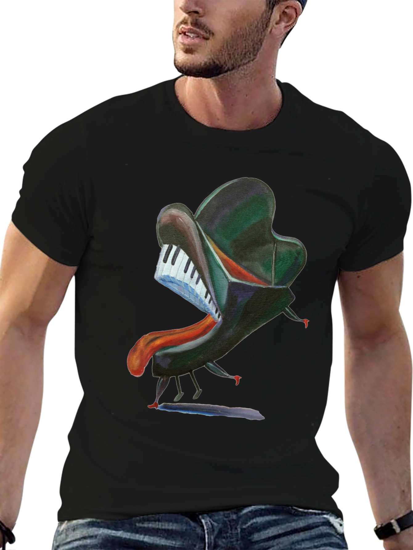 Surreal Piano T-Shirt - Unique Music Lover Gift