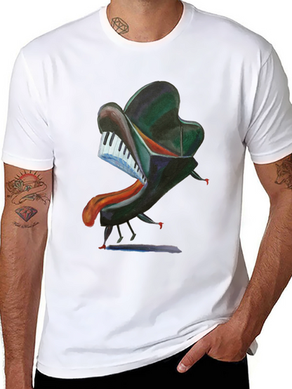 Surreal Piano T-Shirt - Unique Music Lover Gift