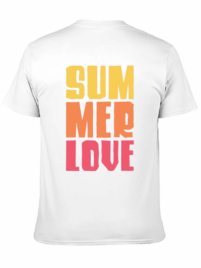 Summer Love Graphic Tee - Trendy Casual Wear