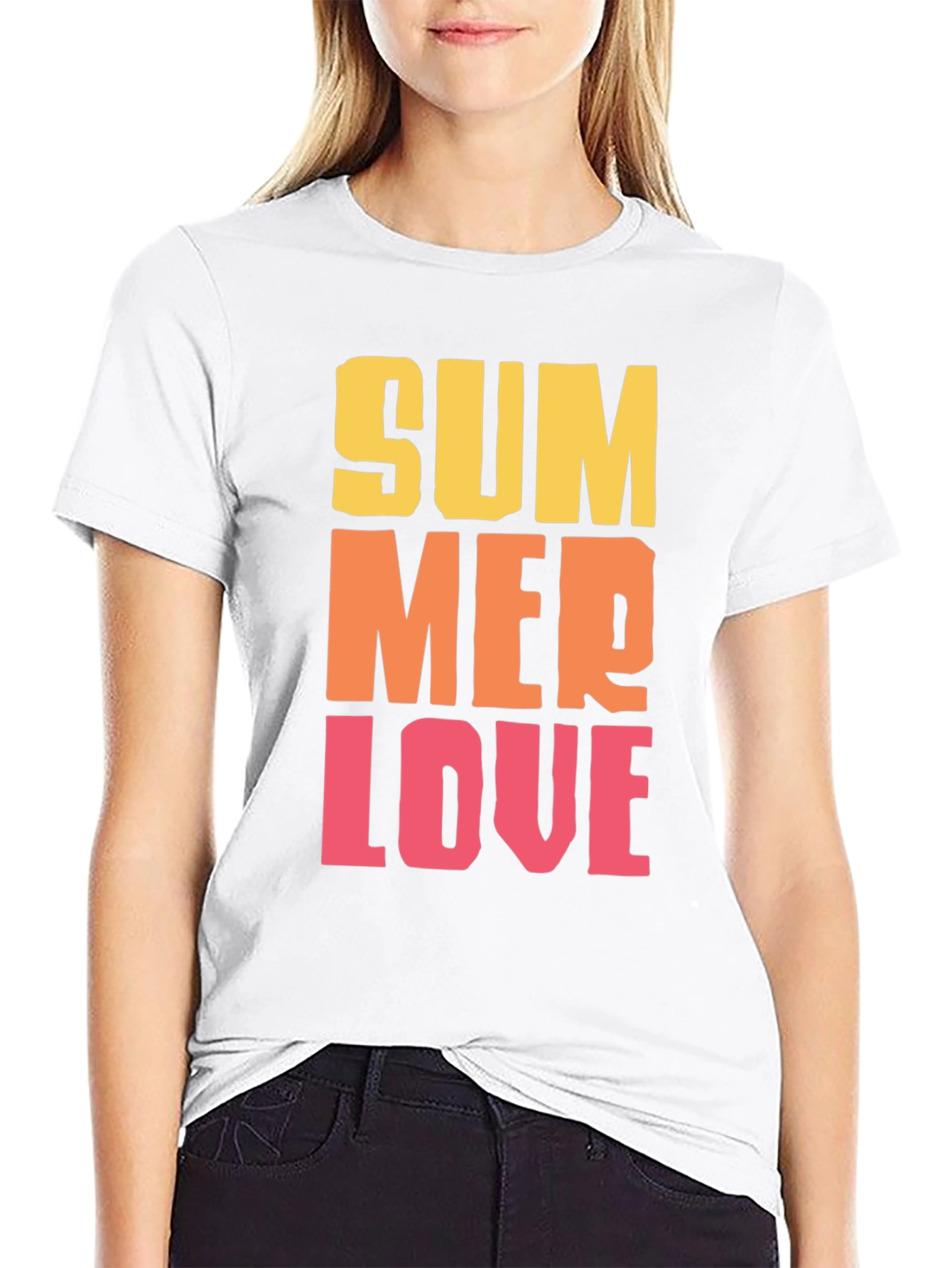 Summer Love Graphic Tee - Trendy Casual Wear