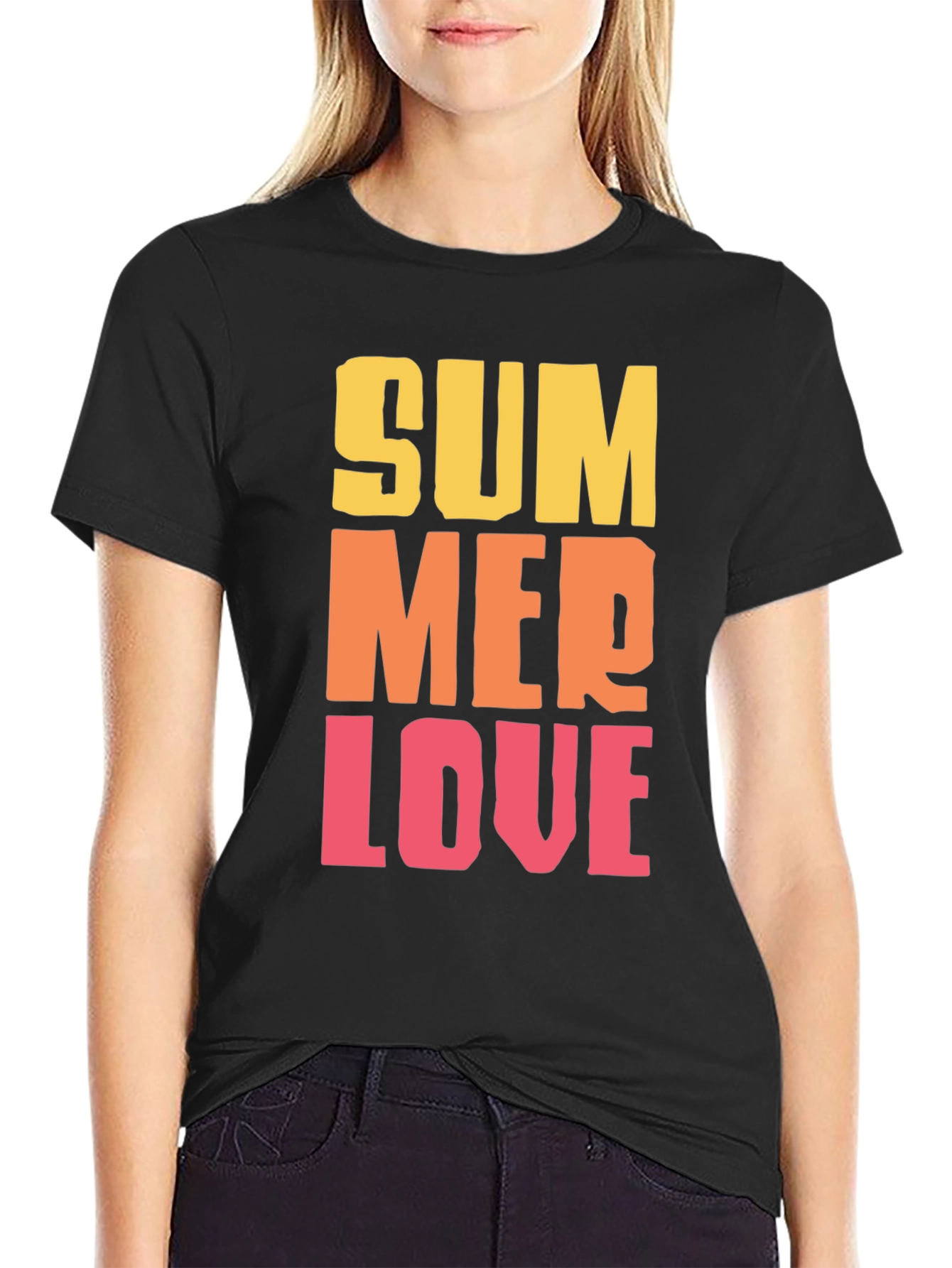 Summer Love Graphic Tee - Trendy Casual Wear