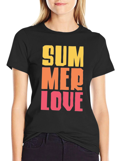 Summer Love Graphic Tee - Trendy Casual Wear