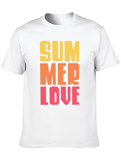Summer Love Graphic Tee - Trendy Casual Wear