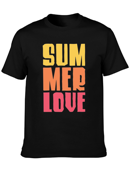 Summer Love Graphic Tee - Trendy Casual Wear