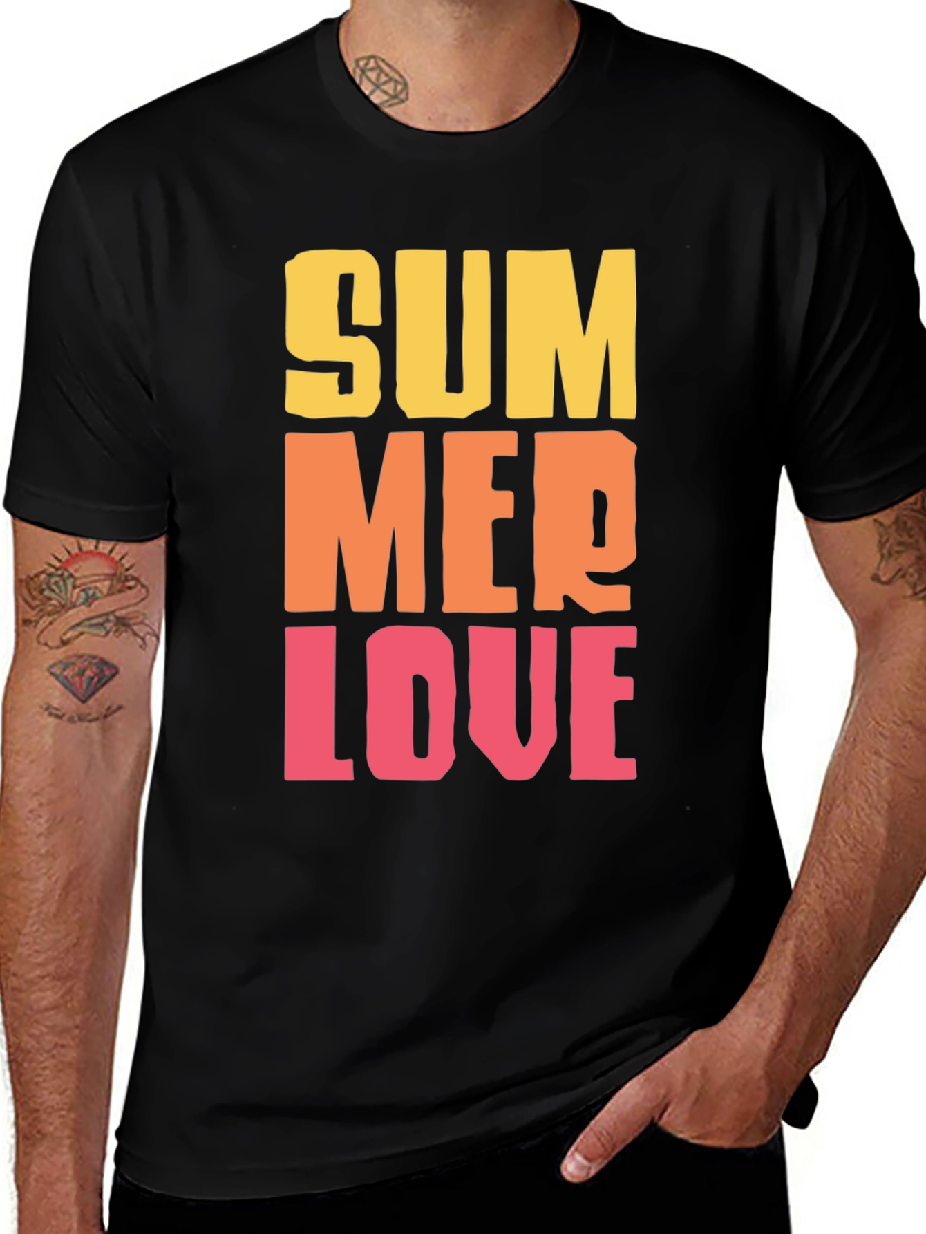 Summer Love Graphic Tee - Trendy Casual Wear