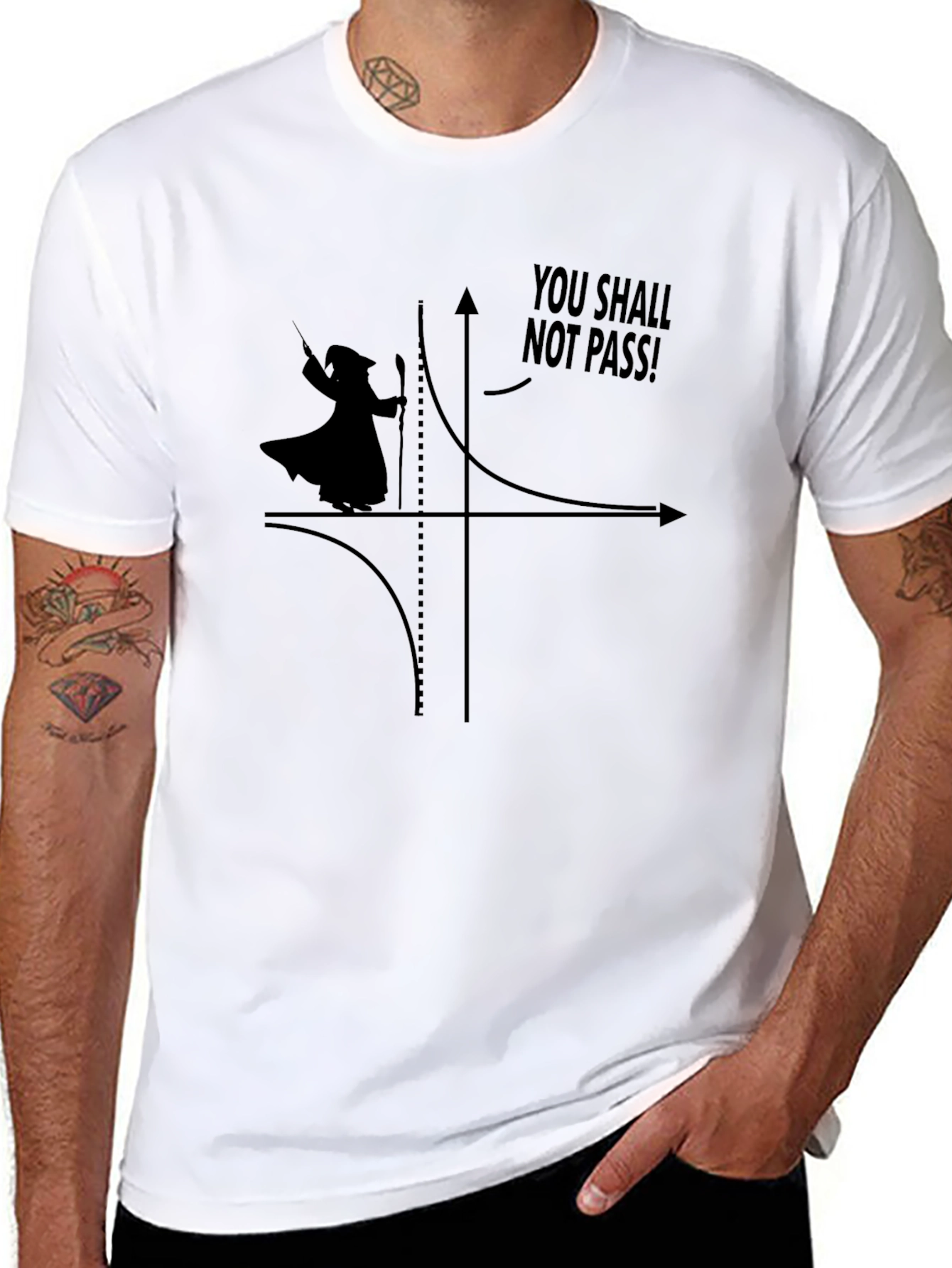 You Shall Not Pass! T-Shirt - Funny Math Tee